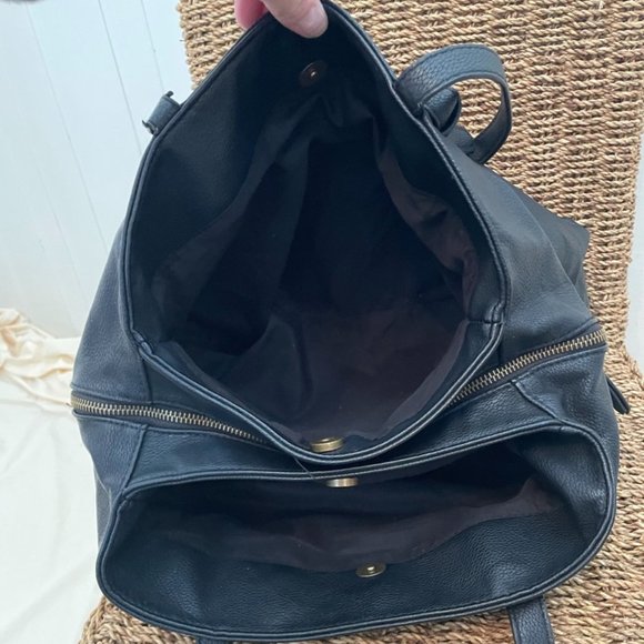 🧡 Sonoma Large Black Purse Pockets Knotted Design - Picture 4 of 6